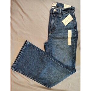 Women's Universal Thread High Rise Flare Jeans Blue 6 Short